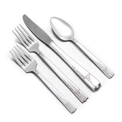 Caprice by Nobility, Silverplate 4-PC Setting, Viande/Grille, Modern