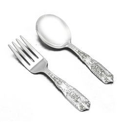 Milburn Rose by Westmoreland, Sterling Baby Spoon & Fork