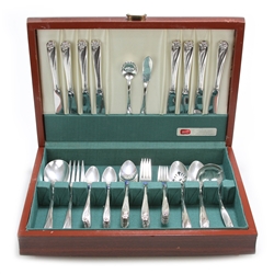 Daffodil by 1847 Rogers, Silverplate Flatware Set, 56 Piece Set