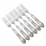 Moselle by American Silver Co., Silverplate Dinner Fork, Set of 6, Hollow Handle