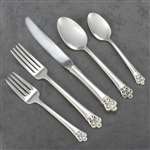 Morning Glory by Wallace, Silverplate 5-PC Setting w/ Soup Spoon
