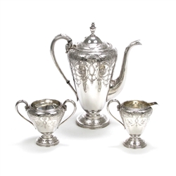 Paisley by International, Silverplate 3-PC Coffee Service