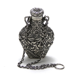 Flask by Jas R. Armiger Co., Sterling Repousse Design
