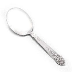 Moss Rose by National, Silverplate Baby Spoon