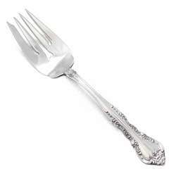 Alencon Lace by Gorham, Sterling Cold Meat Fork