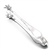 Lorne by 1847 Rogers, Silverplate Ice Tongs, Monogram DW