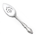 Baroque Rose by 1881 Rogers, Silverplate Pie Server, Flat Handle