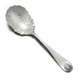 Shell II by Towle, Silverplate Berry Spoon, Engraved Bowl