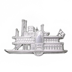 1985 Side Wheeler Sterling Ornament by Gorham