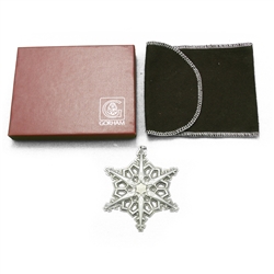 1983 Snowflake Sterling Ornament by Gorham