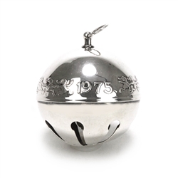 1975 Sleigh Bell Silverplate Ornament by Wallace