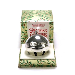 1983 Sleigh Bell Silverplate Ornament by Wallace