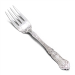 Cardinal by Wallace, Silverplate Cold Meat Fork, Monogram LSJ