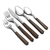 Woodwind by Japan, Stainless/Rosewood 5-PC Setting w/ Soup Spoon
