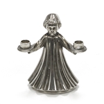 Candle Holders, Silverplate Angel