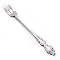 Baroque Rose by 1881 Rogers, Silverplate Cocktail/Seafood Fork