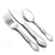 Chatelaine by Oneida, Stainless Youth Fork, Knife & Spoon