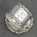 Napkin Ring, Figural by Saint Louis Silver Co., Silverplate Best Wishes