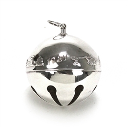 1987 Sleigh Bell Silverplate Ornament by Wallace