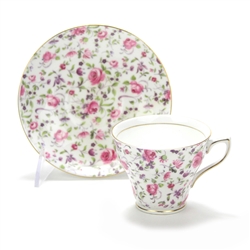 Cup & Saucer by Rosina, China, Chintz Design