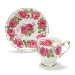 Lady Alexander Rose by Queen Anne, China Demitasse Cup & Saucer