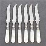 Pearl Handle by Wm. A. Rogers Fruit Knives, Set of 6