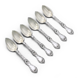 Les Cinq Fleurs by Reed & Barton, Sterling Grapefruit Spoons, Set of 6