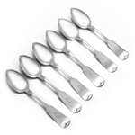 Plain Tip by Whiting Div. of Gorham, Sterling Teaspoons, Set of 6, Monogram Fowler