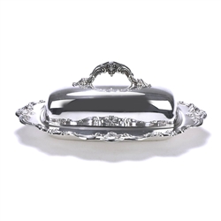 Chantilly by Gorham, Silverplate Butter Dish