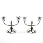 Camille by International, Silverplate Candelabrum, 2-Branch, Pair