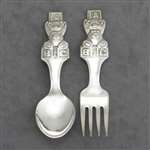 Baby Spoon & Fork by Reed & Barton, Sterling Bear & Block