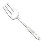White Paisley by Gorham, Sterling Cold Meat Fork