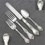 Les Cinq Fleurs by Reed & Barton, Sterling 4-PC Setting, Dinner, Monogram EAP