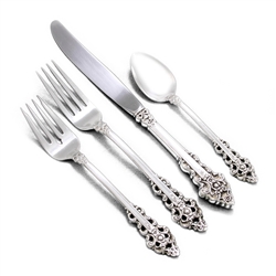 Rochambeau by International, Silverplate 4-PC Setting, Dinner