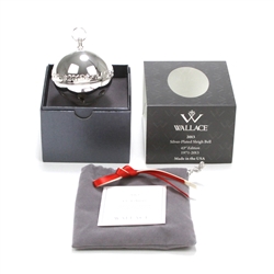 2013 Sleigh Bell Silverplate Ornament by Wallace