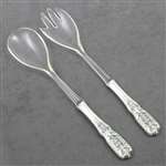 Milburn Rose by Westmoreland, Sterling Salad Serving Spoon & Fork