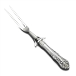 Nenuphar by American Silver Co., Silverplate Carving Set Fork
