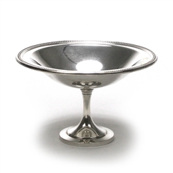 Compote by Oneida, Silverplate Beaded Edge