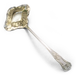 Punch Ladle, Flat Handle by J. L., Silverplate Kings Design, English
