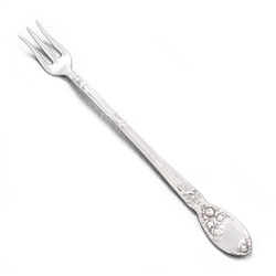 Brides Bouquet by Alvin, Silverplate Pickle Fork, Long Handle