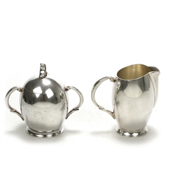Flair by 1847 Rogers, Silverplate Cream Pitcher & Sugar Bowl