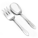 El California by International, Silverplate Salad Serving Spoon & Fork