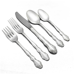 Polanaise by Nobility, Silverplate 5-PC Setting w/ Soup Spoon