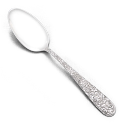 Tablespoon (Serving Spoon) by Jacobi & Jenkins, Sterling Repousse Design, Monogram JEW