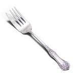 Flower by Wm. Rogers & Son, Silverplate Cold Meat Fork
