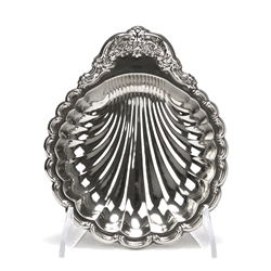 Bonbon Dish by Japan, Silverplate Shell & Flower Design