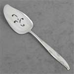 Silver Flower by Community, Silverplate Pie Server, Pierced, Flat Handle