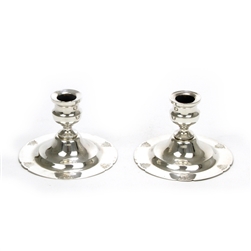 Candlestick Pair by Poole Siver Co., Silverplate