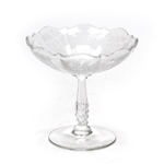 Rose Point by Cambridge, Glass Compote