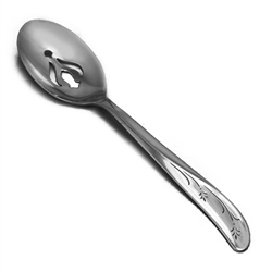 Largo by International, Stainless Tablespoon, Pierced (Serving Spoon)